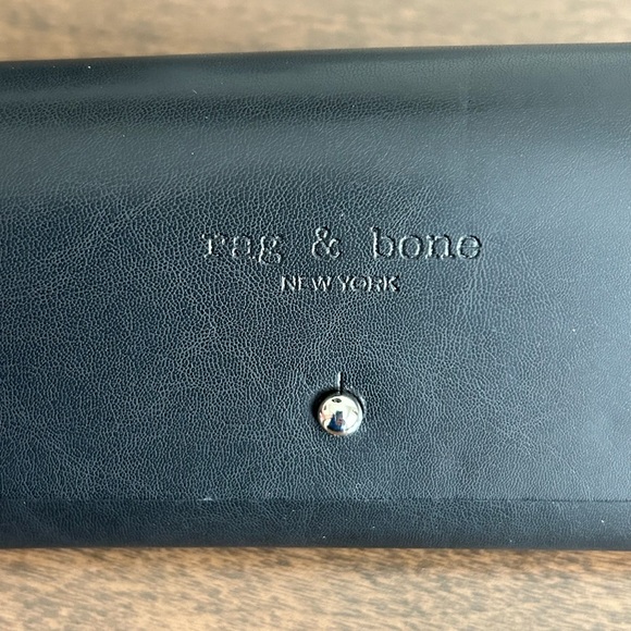 RAG & BONE NEW YORK GLASSES SUNGLASSES CASE WITH CLEANING CLOTH POUCH - Picture 4 of 8